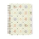 Caderno Cícero Espiral Jardim Pautado 17x24 Off White 160 Fls
