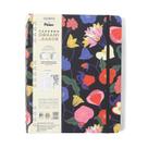 Caderno Cícero Organizador Doce Florada Pautado &amp Pontado 17x24 Preto