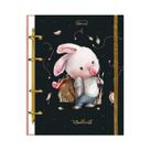 Caderno Colegial Argolado Woodland 4 Furos 80 Folhas CADERSIL Modelo 1