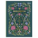 Caderno Colegial Brochura Capa Dura Bridgerton Folhas Decoradas Super Fofo 160 Folhas - Tilibra