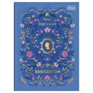Caderno Colegial Brochura Capa Dura Bridgerton Folhas Decoradas Super Fofo 160 Folhas - Tilibra