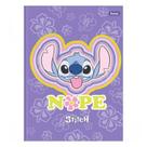 Caderno Colegial Brochura Stitch Nope 160 Folhas - Foroni