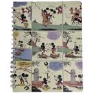 Caderno Colegial Capa Dura 25 cm Quadrinhos Mickey 80 Folhas
