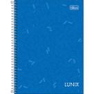Caderno Colegial Colorido Lunix 10 Matérias 17,7 x 24 cm 160 Folhas - Tilibra