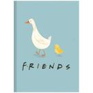 Caderno Colegial Friends Edições Brochura Costurado 160 Fls
