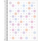 Caderno Colegial Happy Tilibra - Capa Dura, 80 Folhas Coloridas e Decoradas
