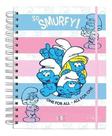 Caderno Colegial Smart Smurfs DAC 80 Folhas 90g - Azul-celeste