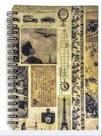 Caderno colegial teca mapas 1724
