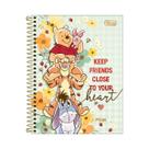 Caderno Colegial Tilibra Pooh 1 Matéria 80 Folhas -