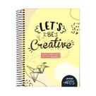 Caderno Colorido Sem Pauta Let's be Creative Jandaia Arts