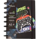 Caderno Com Discos 100 Folhas Pautadas De Tamanho A5 14,1*20,5 CM Caderno Com Discos 100 Folhas Pautadas De Tamanho A5 14,1*20,5 CM