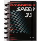 Caderno Com Discos Tamanho A5 100 Folhas Pautadas 14,1*20,5 CM