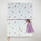 Caderno com Elástico de Pingente Detalhes Caderno com Elástico de Pingente Detalhes