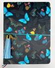 Caderno com elastico e pingente borboleta 96 folhas papilio animativa Caderno com elastico e pingente borboleta 96 folhas papilio animativa
