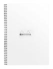 Caderno Com Espiral Papel Quadriculado A4 Capa White Rhodia