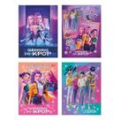 Caderno CosTilibra Universitário - Capa Dura Guerreiras Do Kpop 80 Folhas - Embalagem com 5 Unidades