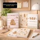 Caderno Costurado Capivara com 160 Folhas
