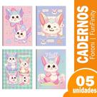 Caderno costurado universitario capa dura foroni funfinity 5x80fls