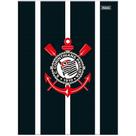 Caderno Costurado Universitário Foroni Capa Dura Corinthians 80 Folhas - Embalagem com 5 Unidades (SORTIDOS)
