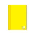 Caderno Credeal 1/4 Cd Cost Linhas Amarelo 48fl