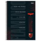Caderno CRF Flamengo Clube Regatas' 1 Matéria Espiral 80 F''