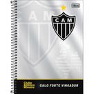Caderno De 1 Materia Espiral Atletico 80 Fls Capas Sortidas