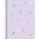 Caderno de 10 materias 160f happy capa sortidas