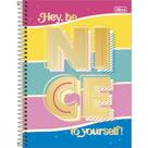 Caderno De 10 Materias Be Nice 160f Cd