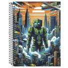 Caderno De 15 Matérias Capa Dura Espiral 240 Folhas Games