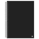 Caderno De 20 Materias Capa Dura 20x27,5cm 280fls Kbom Black