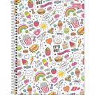 Caderno De 20 Materias Feminino 400fls Tilibra D+ Capa Sortida