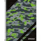 Caderno De 20 Materias Masculino Strong 320fls Capa Sortida