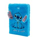 Caderno de Anotações Fluffy Pelúcia Stitch - DAC