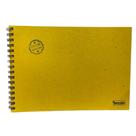 Caderno de artes Dessin feito à mão amarelo 150g com 40fls Caderno de artes Dessin feito à mão amarelo 150g com 40fls
