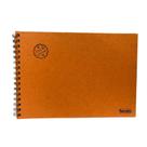 Caderno de artes Dessin feito à mão laranja 150g com 40fls Caderno de artes Dessin feito à mão laranja 150g com 40fls