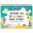 Caderno De Atividades 32 Folhas Aprendendo As Letras E Suas Formas Animativa