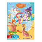 Caderno de atividades Vestir e Brincar Animais Mágicos 8 folhas 393487 - Tilibra