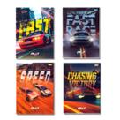 Caderno de Brochura Universitário 80Fls Fast Race Jandaia