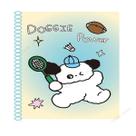 Caderno de capa mole doggie power 64 folhas.