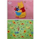 Caderno de Cartografia Star School Pooh - 80 Folhas - Espiral