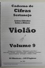 Caderno de Cifras e Solos Sertanejo Violão Volume 9