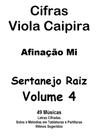 Caderno de Cifras Viola Caipira Sertanejo Raiz Vol.4