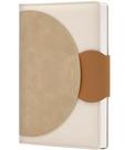 Caderno de Couro CAGIE para Mulheres - 15x21cm - 100gsm Caderno de Couro CAGIE para Mulheres - 15x21cm - 100gsm