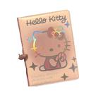 Caderno De Couro Estilo Japonês Hello Kitty Kawaii, Diário Com Páginas Coloridas Em PU, Presente Caderno De Couro Estilo Japonês Hello Kitty Kawaii, Diário Com Páginas Coloridas Em PU, Presente