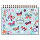 Caderno de Criacao fls. pretas Borboletas no jardim Caderno de Criacao fls. pretas Borboletas no jardim
