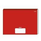 Caderno de Desenho Brochura Capa Dura 96F Stiff Vermelho Jandaia