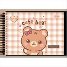 Caderno de desenho Cadersil lovvy espiral 80 folhas