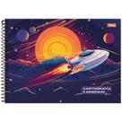 Caderno De Desenho E Cartografia Spacefly 80 Folhas