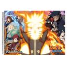 Caderno De Desenho Espiral C/ Adesivo 60fls Naruto