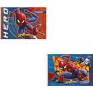 Caderno de Desenho Espiral Capa Dura SPIDER-MAN 80 Folhas - Pacote com 4 Unidades